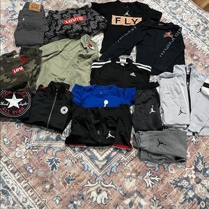 Jordan, converse, Levi’s, adidas bundle